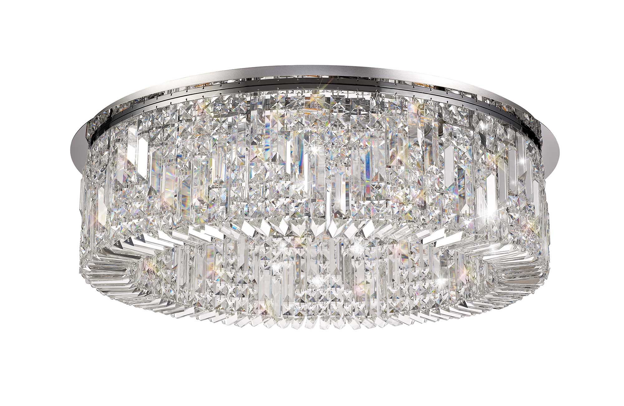 chrome crystal chandelier dining room